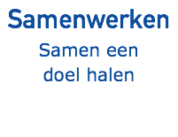 Samenwerken Samen een doel halen